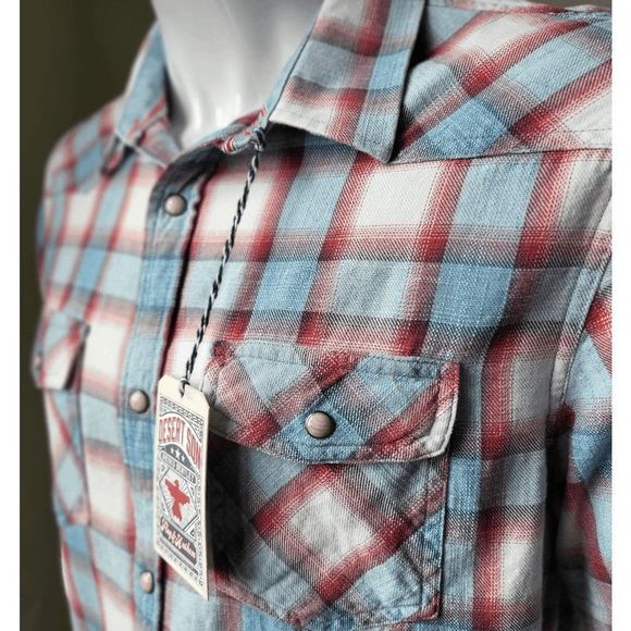 NWT DESERT SON Tifton by Dierks Bentley Flag &‎ Anthem Vintage Snap Size S - Picture 8 of 16